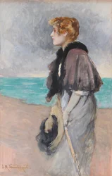 Jeune fille avec un chapeau